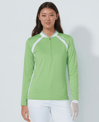 DAILY SPORTS Sculpt Long Sleeve Polo 701 Bitter Lemon