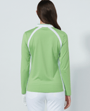 DAILY SPORTS Sculpt Long Sleeve Polo 701 Bitter Lemon