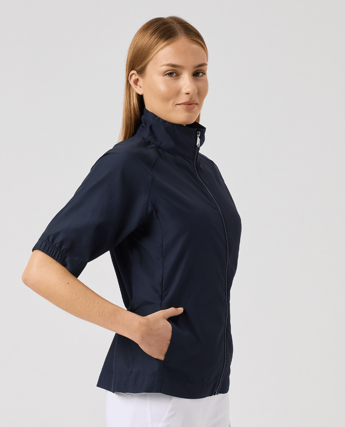 DAILY SPORTS Anglet V2 Wind Short Sleeve Jacket 751 Navy