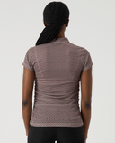 DAILY SPORTS Breeze Mesh Cap Sleeve Polo 762 Abstract Wave