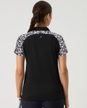 DAILY SPORTS Edge Cap Sleeve Polo 777 Black