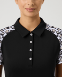 DAILY SPORTS Edge Cap Sleeve Polo 777 Black