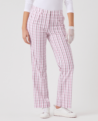 DAILY SPORTS Checked Trousers 32 inch 799 Prism Pink