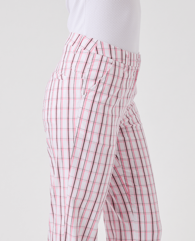 DAILY SPORTS Checked Trousers 32 inch 799 Prism Pink