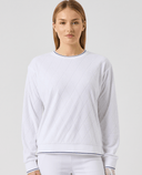 DAILY SPORTS Terry Touch Sweatshirt 801 White