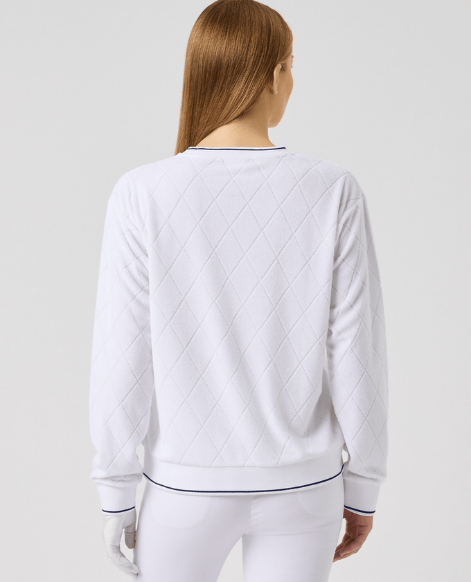 DAILY SPORTS Terry Touch Sweatshirt 801 White