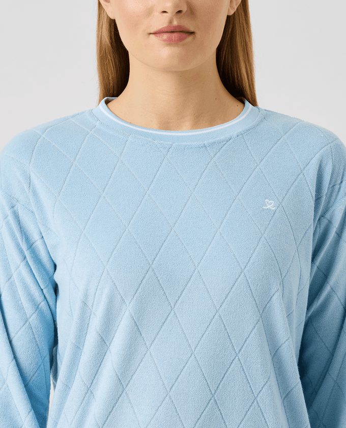 DAILY SPORTS Terry Touch Sweatshirt 801 Breezy Blue