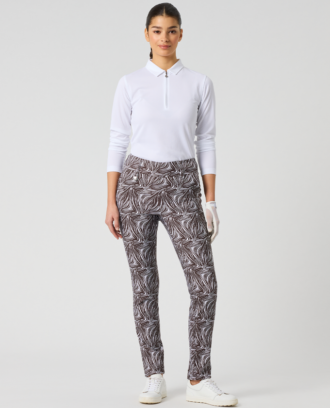 SIZE 14 - DAILY SPORTS Magic Printed Trousers 32 inch 878 Brown Zebra