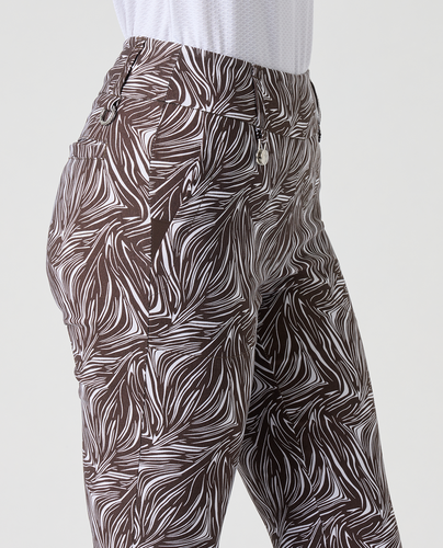 SIZE 14 - DAILY SPORTS Magic Printed Trousers 32 inch 878 Brown Zebra