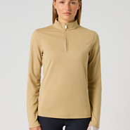 DAILY SPORTS Anna Long Sleeve Half Neck Mid Layer 881 Bark - S / Bark