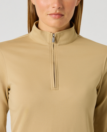 DAILY SPORTS Anna Long Sleeve Half Neck Mid Layer 881 Bark