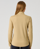 DAILY SPORTS Anna Long Sleeve Half Neck Mid Layer 881 Bark