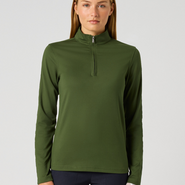 DAILY SPORTS Anna Long Sleeve Half Neck Mid Layer 881 Khakora - S / Khakora