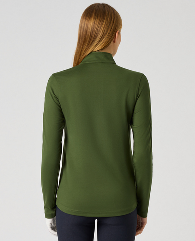 DAILY SPORTS Anna Long Sleeve Half Neck Mid Layer 881 Khakora