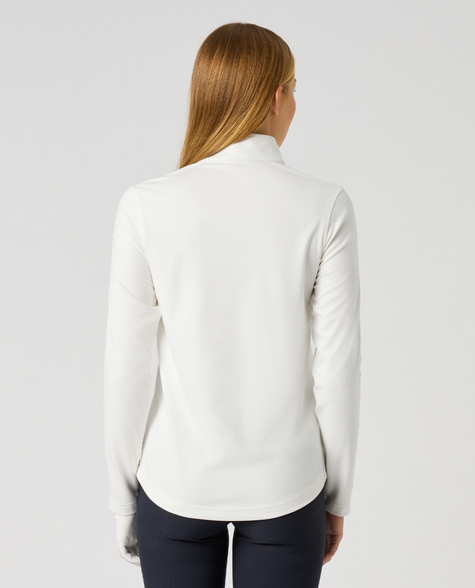 DAILY SPORTS Anna Long Sleeve Half Neck Mid Layer 881 Ivory