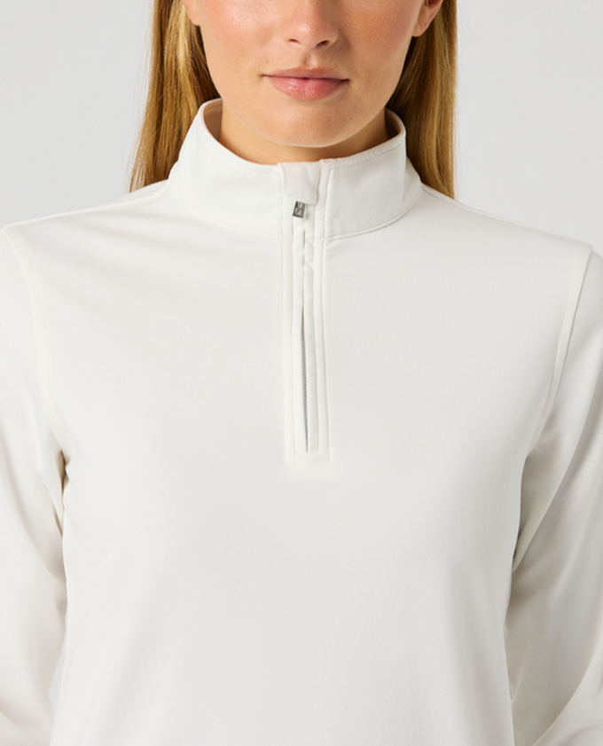 DAILY SPORTS Anna Long Sleeve Half Neck Mid Layer 881 Ivory