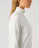 DAILY SPORTS Anna Long Sleeve Half Neck Mid Layer 881 Ivory