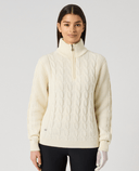 DAILY SPORTS Cable Lined Pullover 885 Ivory