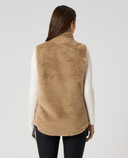 DAILY SPORTS Faux Fur Vest 888 Bark