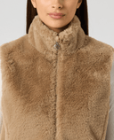 DAILY SPORTS Faux Fur Vest 888 Bark