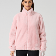 DAILY SPORTS Faux Fur Jacket 889 Pink - M / Pink
