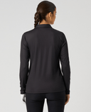 DAILY SPORTS Ribbed Long Sleeve Polo 910 Black