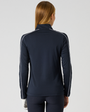 DAILY SPORTS Piping Long Sleeve Polo 917 Navy
