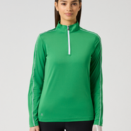 DAILY SPORTS Piping Long Sleeve Polo 917 Leaf - XS / Leaf