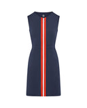 SWING OUT SISTER Phoebe Stripe Dress Coral, White & Navy