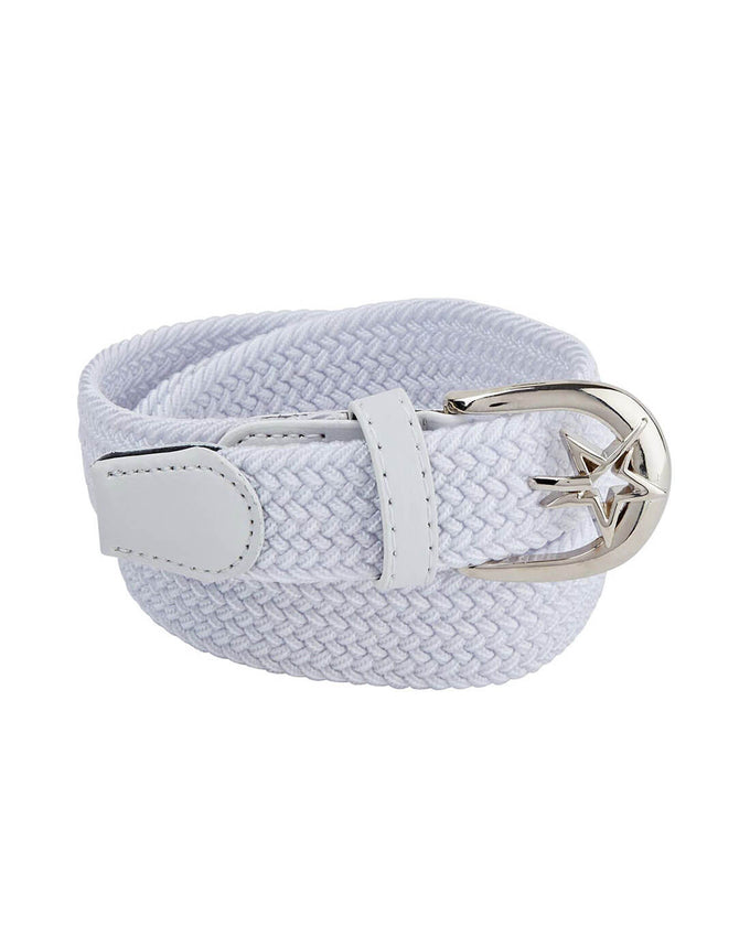 SWING OUT SISTER Star Stretch Belt White