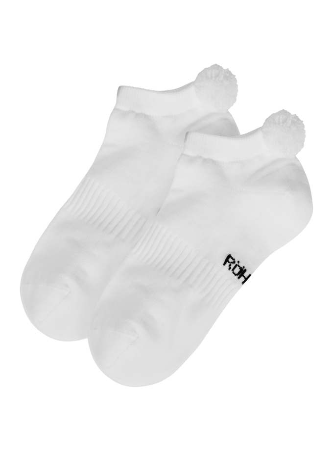 ROHNISCH Pom Pom Socks 2-pack White