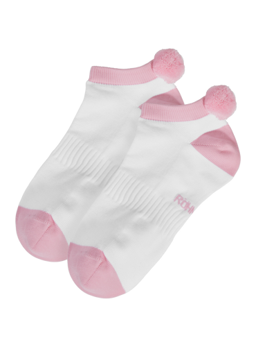 ROHNISCH Pom Pom Socks 2-pack Orchid Pink