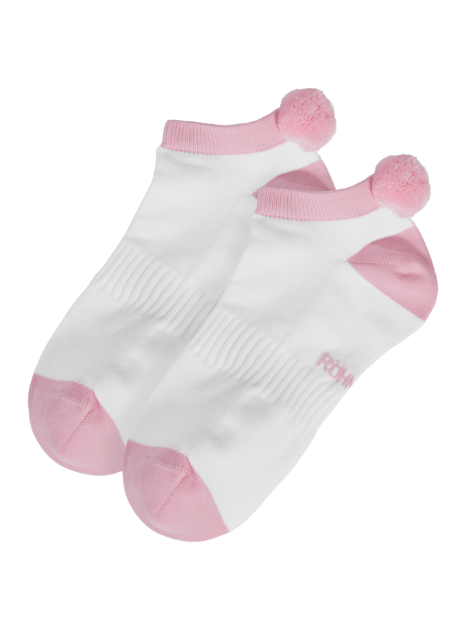 ROHNISCH Pom Pom Socks 2-pack Orchid Pink