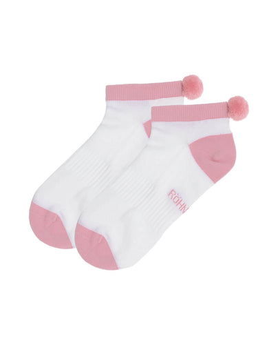 ROHNISCH Pom Pom Socks 2-pack Cradle Pink