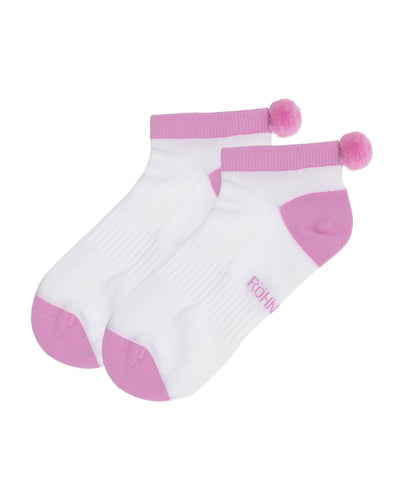 ROHNISCH Pom Pom Socks 2-pack Fuchsia Pink