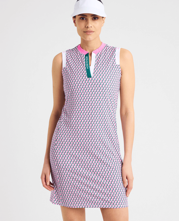 ROHNISCH Abby Sleeveless Dress Logo Rose