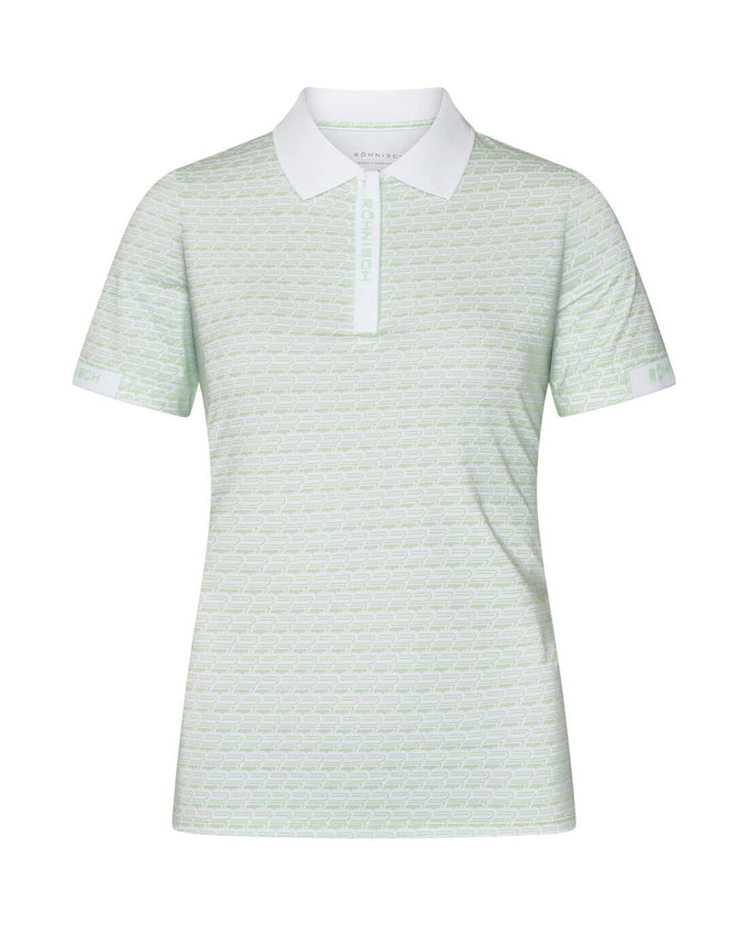 ROHNISCH Abby Polo Monogram Green Ash