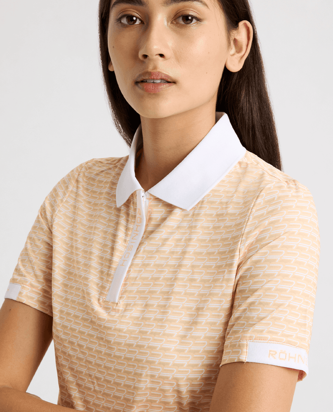 ROHNISCH Abby Polo Monogram Peach