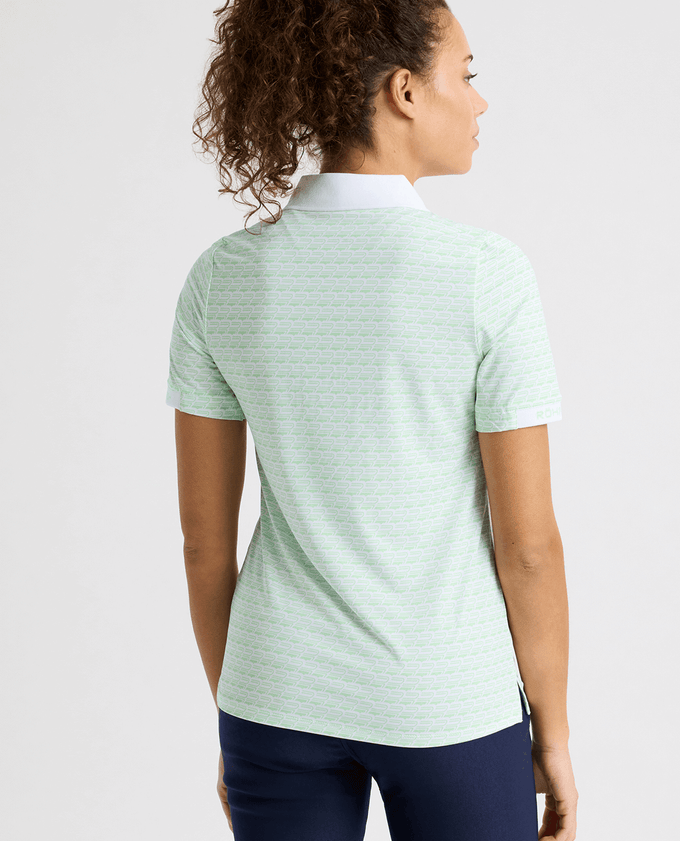 ROHNISCH Abby Polo Monogram Green Ash