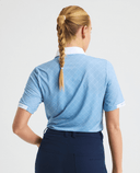 ROHNISCH Abby Polo Micro R Check Blue Dove