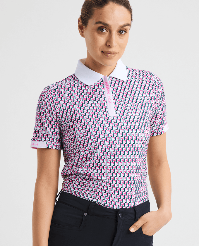 ROHNISCH Abby Polo Logo Rose