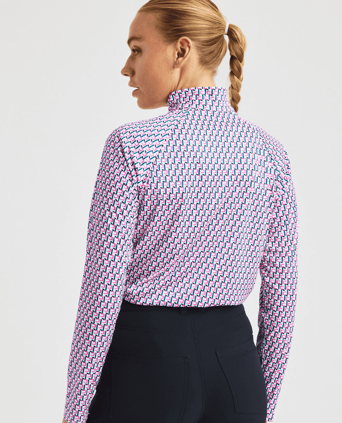 ROHNISCH Addy UV Long Sleeve Top Logo Rose