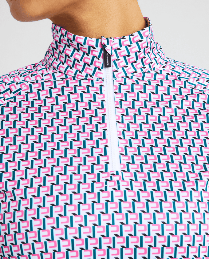 ROHNISCH Addy UV Long Sleeve Top Logo Rose