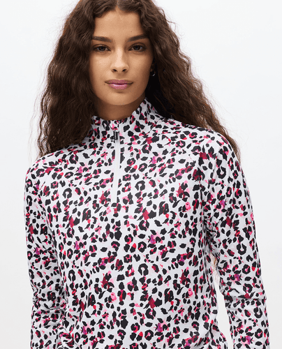 ROHNISCH Addy UV Long Sleeve Top Leo Pink/Beet