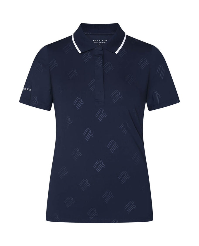 ROHNISCH Deni Polo Navy Print