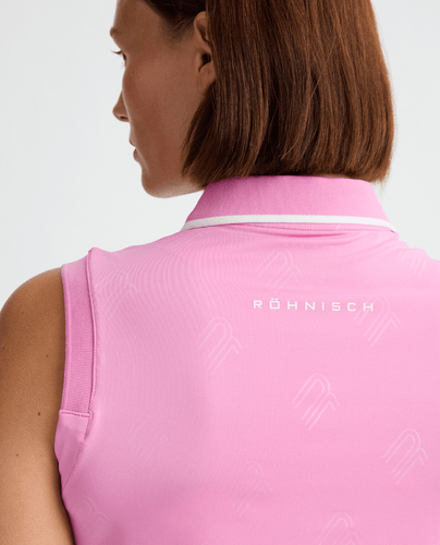 ROHNISCH Deni Sleeveless Polo Fuchsia Pink