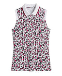 ROHNISCH Deni Sleeveless Polo Leo Pink/Beet