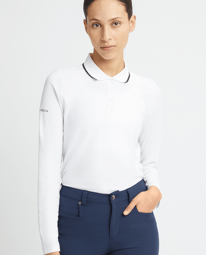 ROHNISCH Miriam Long Sleeve Polo White