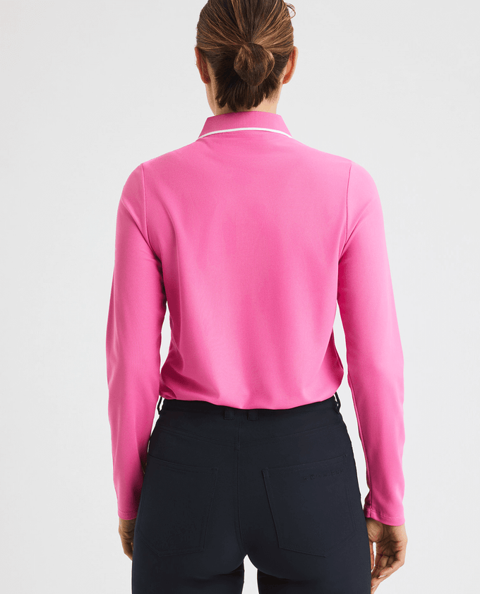 ROHNISCH Miriam Long Sleeve Polo Rose