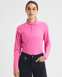 ROHNISCH Miriam Long Sleeve Polo Rose